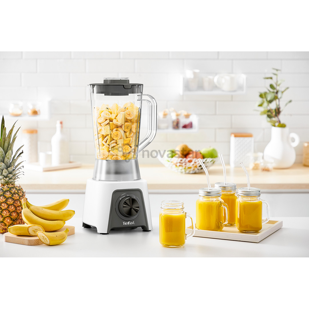 Tefal Blendeo+, 450 Вт, 1,5 л, белый/серый - Блендер