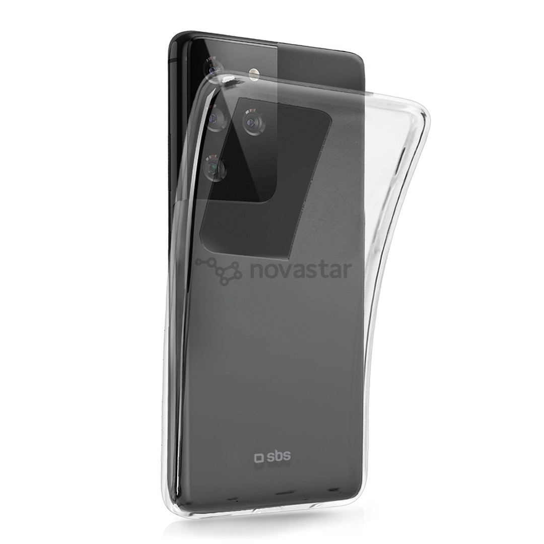 Dėklas SBS Galaxy S21 Ultra, Silikoninis, Skaidrus