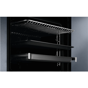 Electrolux, 70 L, black/inox - Built-in steam oven