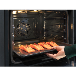 Electrolux, 70 L, black/inox - Built-in steam oven