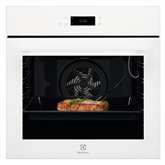 Electrolux, 72 л, пиролитическая очистка, белый/черный - Интегрируемый духовой шкаф