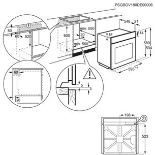 Orkaitė Electrolux EOE8P39WV