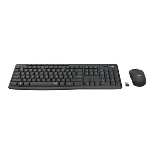 Logitech Slim Combo MK295, US, juoda - Klaviatūra ir pelė