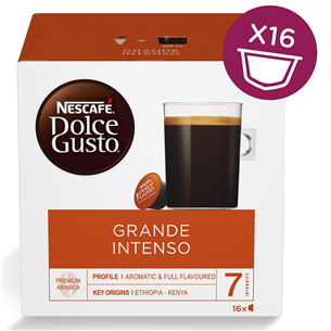 Nescafe Dolce Gusto Grande Intenso, 16 portions - Coffee capsules