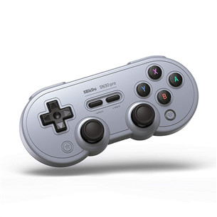 Žaidimų pultelis 8Bitdo Sn30 Pro Bluetooth, Pilkas