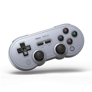 Žaidimų pultelis 8Bitdo Sn30 Pro Bluetooth, Pilkas