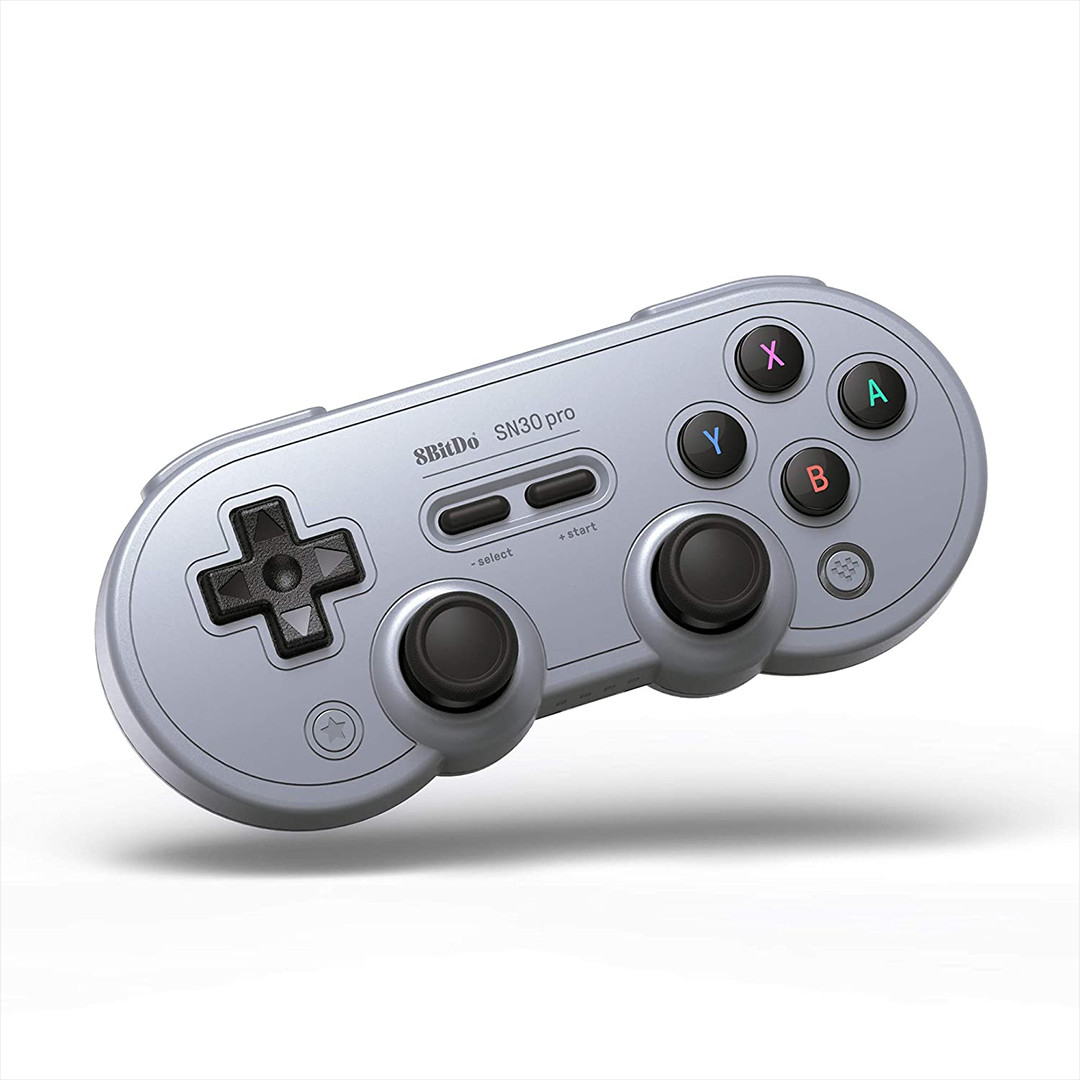 Žaidimų pultelis 8Bitdo Sn30 Pro Bluetooth, Pilkas