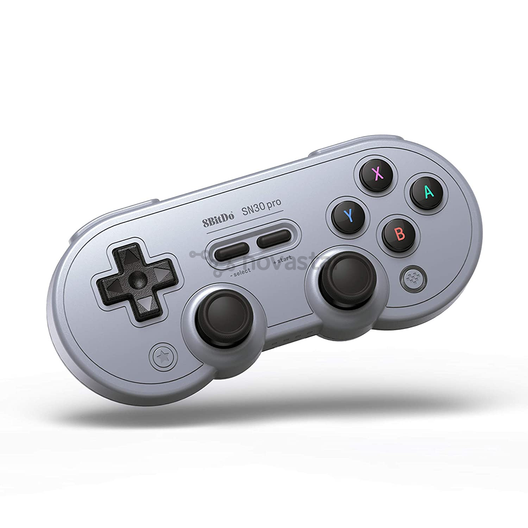 Žaidimų pultelis 8Bitdo Sn30 Pro Bluetooth, Pilkas