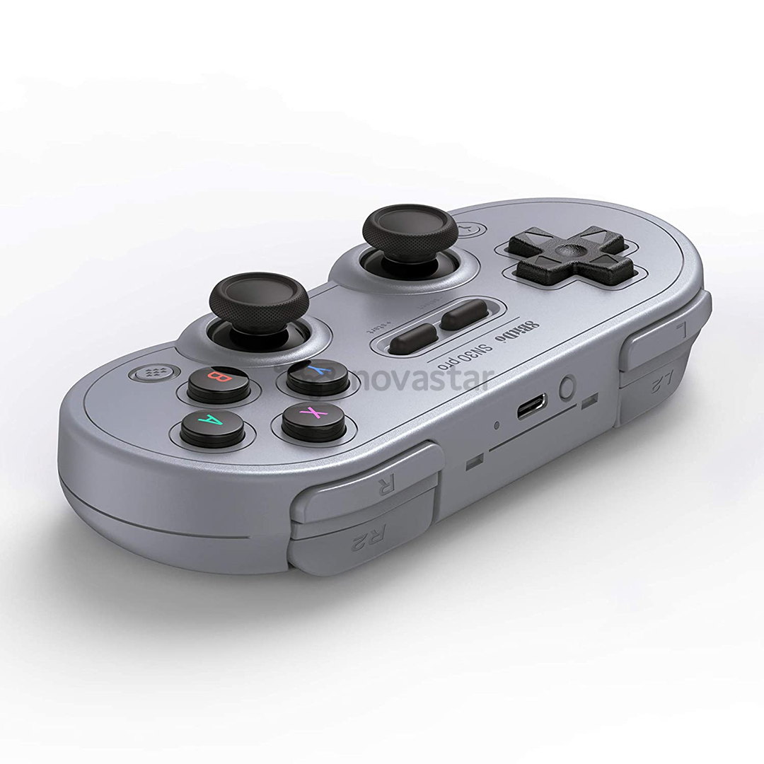Žaidimų pultelis 8Bitdo Sn30 Pro Bluetooth, Pilkas