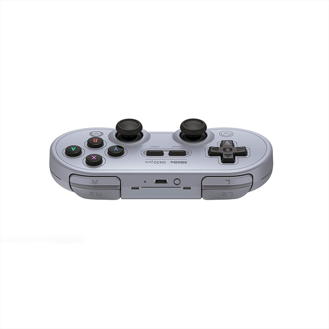 Žaidimų pultelis 8Bitdo Sn30 Pro Bluetooth, Pilkas