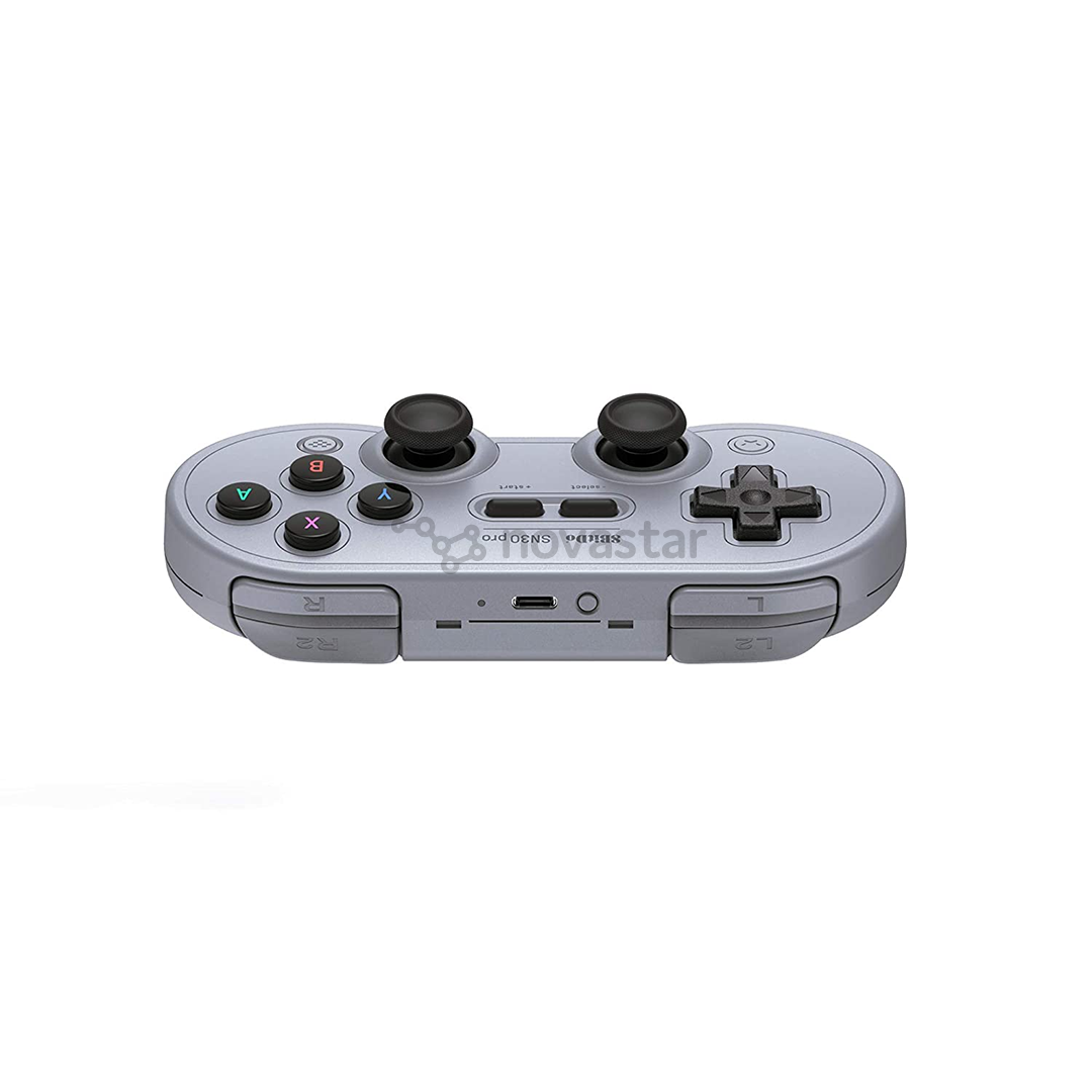 Žaidimų pultelis 8Bitdo Sn30 Pro Bluetooth, Pilkas