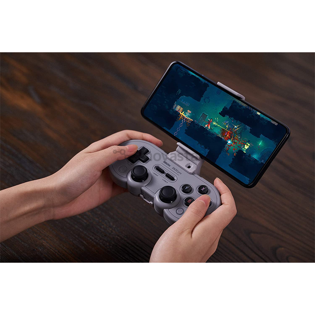 Žaidimų pultelis 8Bitdo Sn30 Pro Bluetooth, Pilkas