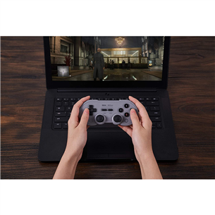 Žaidimų pultelis 8Bitdo Sn30 Pro Bluetooth, Pilkas