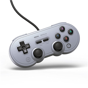 Žaidimų pultelis 8Bitdo Sn30 Pro USB, Pilkas