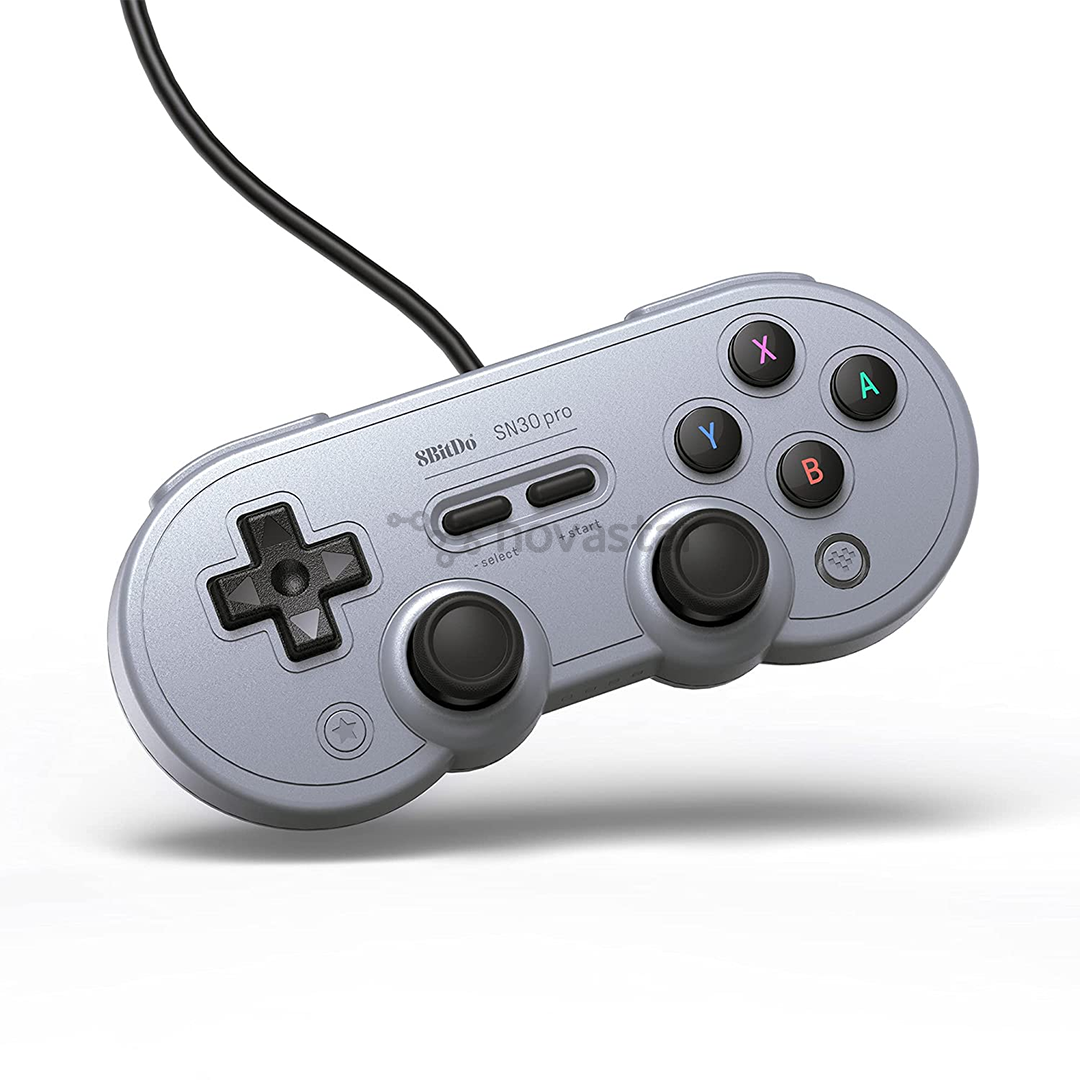 Žaidimų pultelis 8Bitdo Sn30 Pro USB, Pilkas