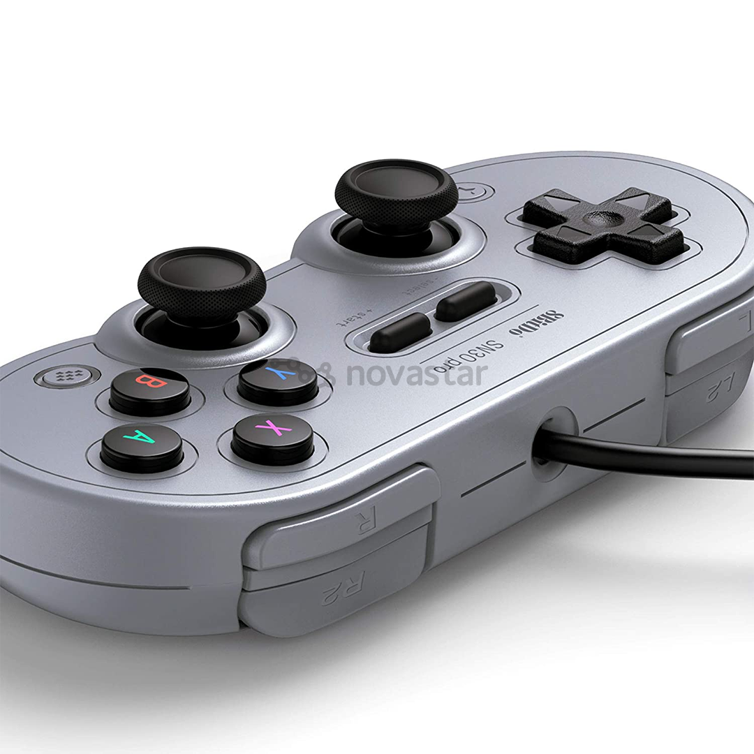 Žaidimų pultelis 8Bitdo Sn30 Pro USB, Pilkas
