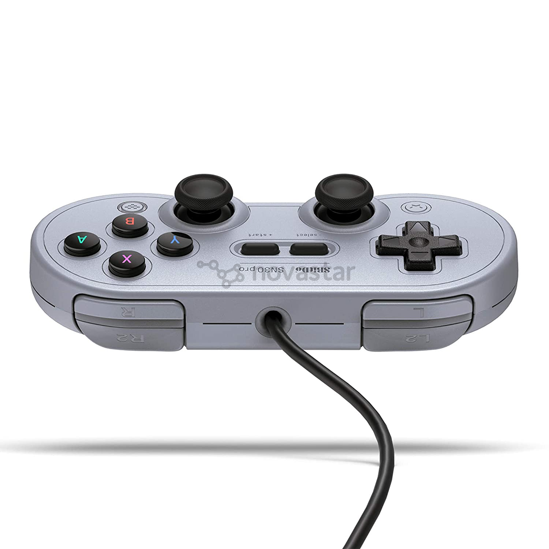 Žaidimų pultelis 8Bitdo Sn30 Pro USB, Pilkas