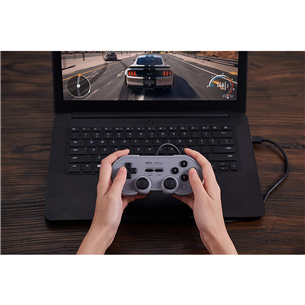 Žaidimų pultelis 8Bitdo Sn30 Pro USB, Pilkas