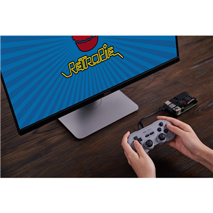 Žaidimų pultelis 8Bitdo Sn30 Pro USB, Pilkas