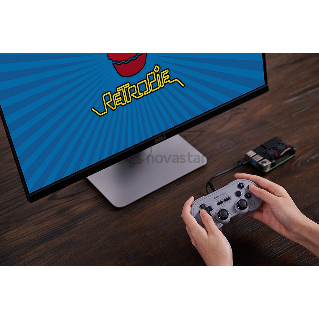 Žaidimų pultelis 8Bitdo Sn30 Pro USB, Pilkas