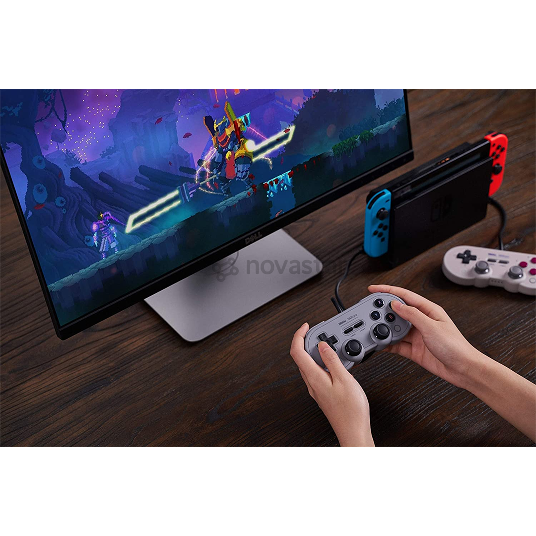 Žaidimų pultelis 8Bitdo Sn30 Pro USB, Pilkas