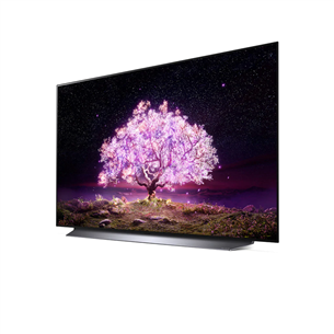 LG OLED55C11LB, 55'', 4K UHD, OLED, центральная подставка, черный - Телевизор