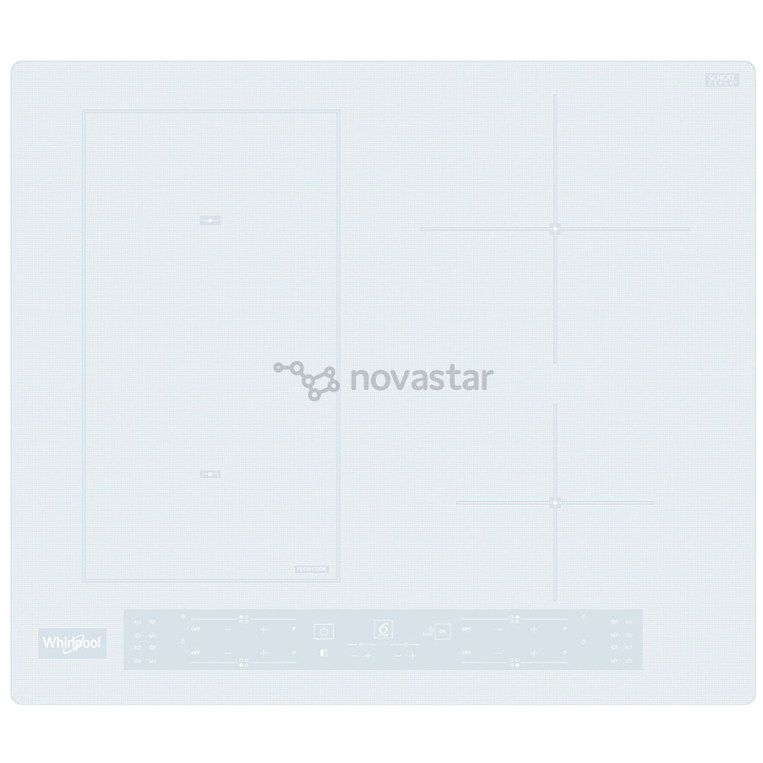 Whirlpool, plotis 59 cm, berėmė, balta - Įmontuojama indukcinė kaitlentė
