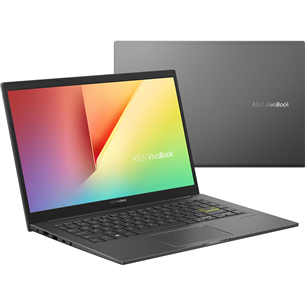 Nešiojamas kompiuteris ASUS VivoBook 14 M413/AMD Ryzen 7 4700U/Radeon Graphics/SSD 256GB/RAM 8GB/ENG/W10H/ENG