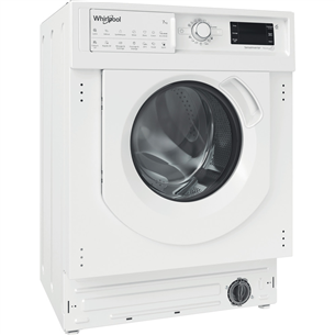 Whirlpool, 7 кг / 5 кг, глубина 55 см, 1400 об/мин - Интегрируемая стирально-сушильная машина