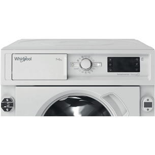 Whirlpool, 7 kg / 5 kg, depth 55 cm, 1400 rpm - Built-in Washer-Dryer Combo