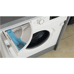 Įmontuojama skalbimo mašina - džiovyklė Whirlpool BIWDWG751482EUN