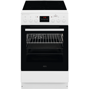 AEG, 58 L, white - Freestanding Ceramic Cooker