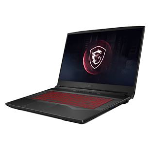 Nešiojamas kompiuteris MSI Pulse GL76 11UEK/Intel Core i7-11800H/NVIDIA GeForce RTX 3060 6GB/1 TB SSD; 16 GB RAM/W10P
