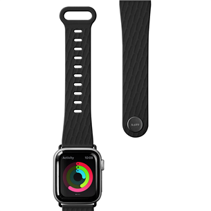 Dirželis Laut ACTIVE 2.0 Apple Watch, 38 mm / 40 mm, Black