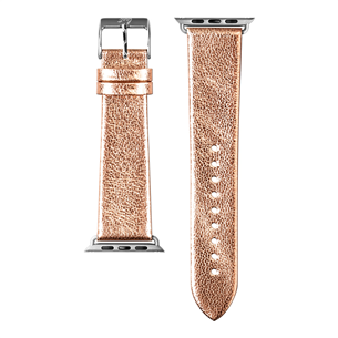 Dirželis Laut METALLIC LEATHER Apple Watch, 38 mm / 40 mm, Gold
