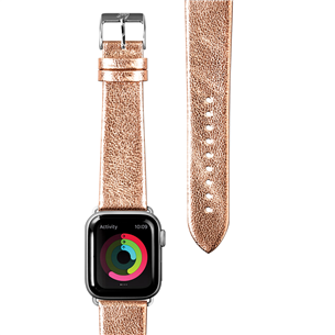 Dirželis Laut METALLIC LEATHER Apple Watch, 38 mm / 40 mm, Gold