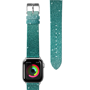 Dirželis Laut OMBRE SPARKLE Apple Watch, 38 mm / 40 mm, Mint L-AWS-OS-MT