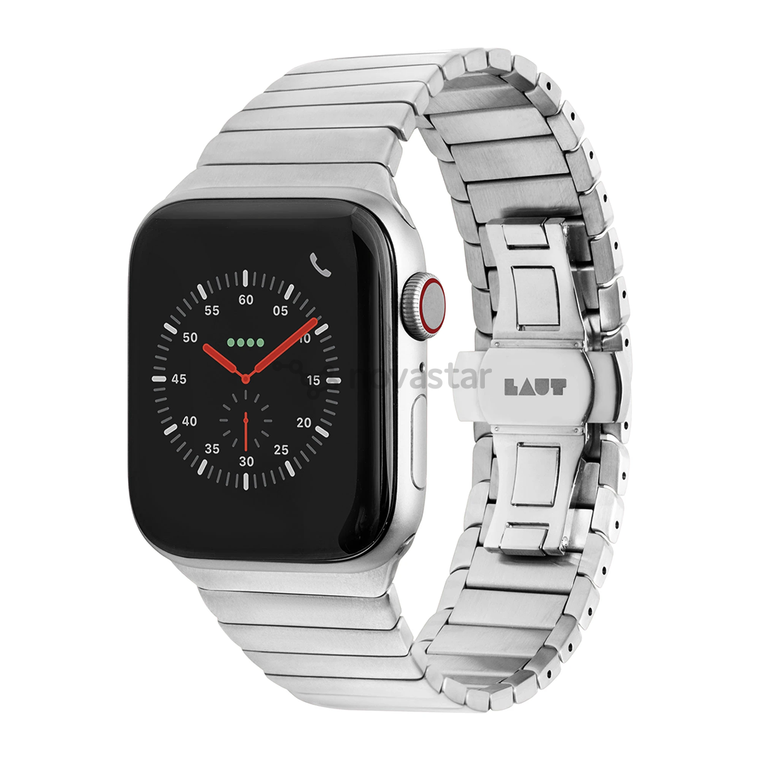 Dirželis Laut LINKS Apple Watch 42 mm / 44 mm, Silver