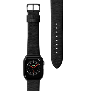Dirželis Apple Watch Laut PRESTIGE, 42 mm/44 mm, Black
