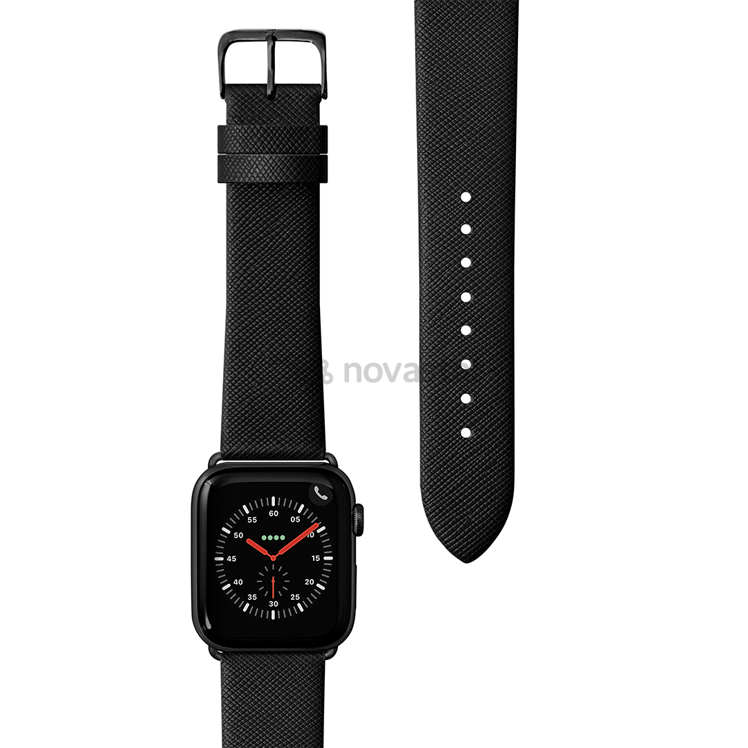 Dirželis Apple Watch Laut PRESTIGE, 42 mm/44 mm, Black