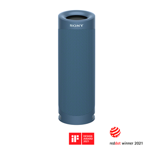 Belaidė kolonėlė Sony SRSXB23L.CE7, Mėlyna