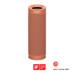 Belaidė kolonėlė Sony SRS-XB23, Raudona