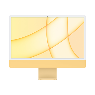 Apple iMac 24" (2021), M1 8C/8C, 16 ГБ, 512 ГБ, SWE, желтый - Настольный компьютер "все в одном"