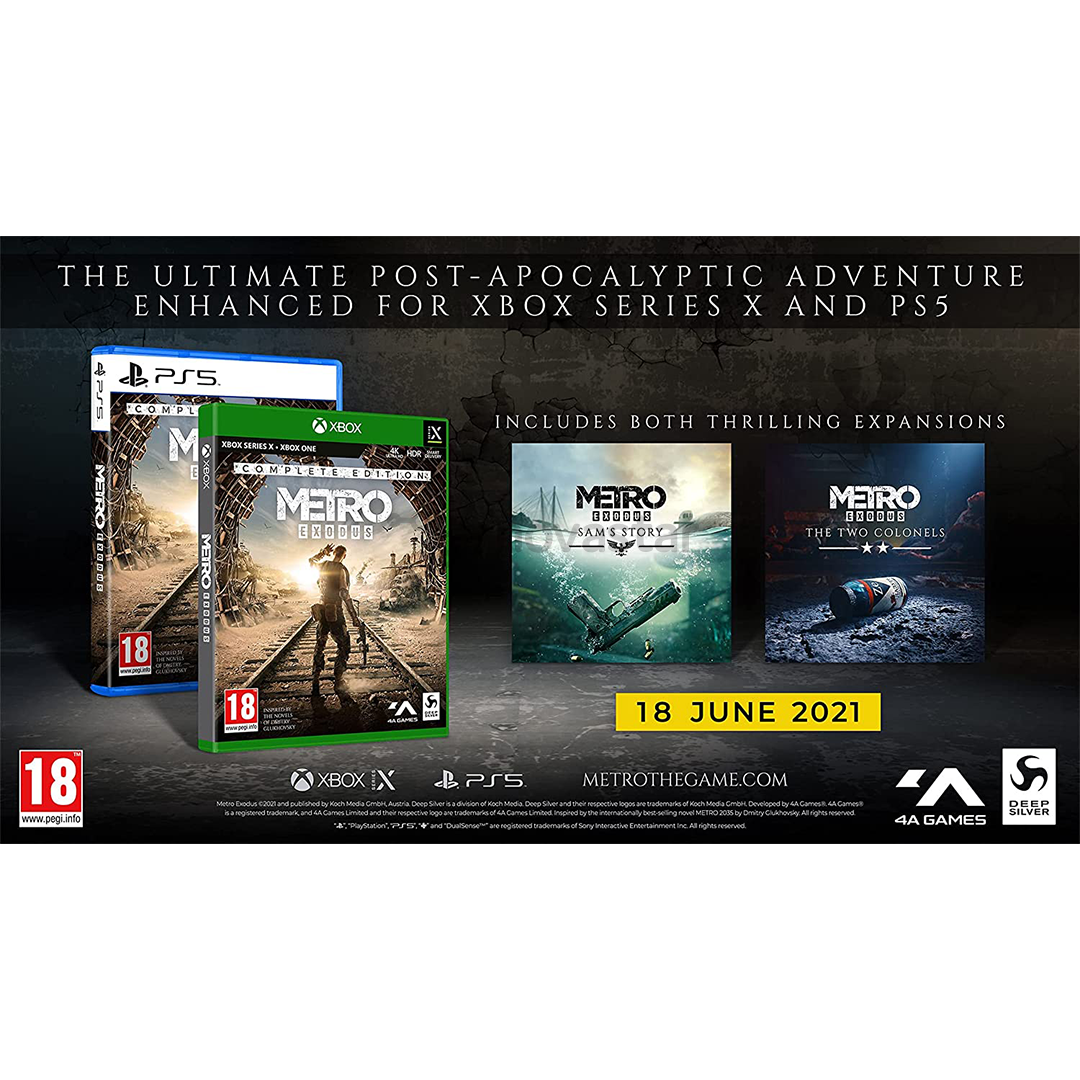 Žaidimas Xbox One/Series XMetro Exodus Complete Edition