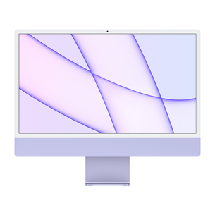 Apple iMac 24" (2021), M1 8C/8C, 16 ГБ, 512 ГБ, SWE, сиреневый - Настольный компьютер "все в одном"