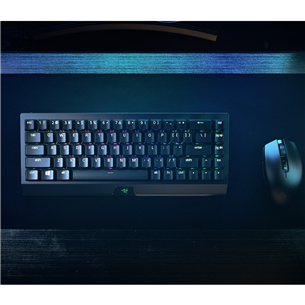 Klaviatūra Razer BlackWidow V3 Mini HyperSpeed YS, belaidė, Nordic