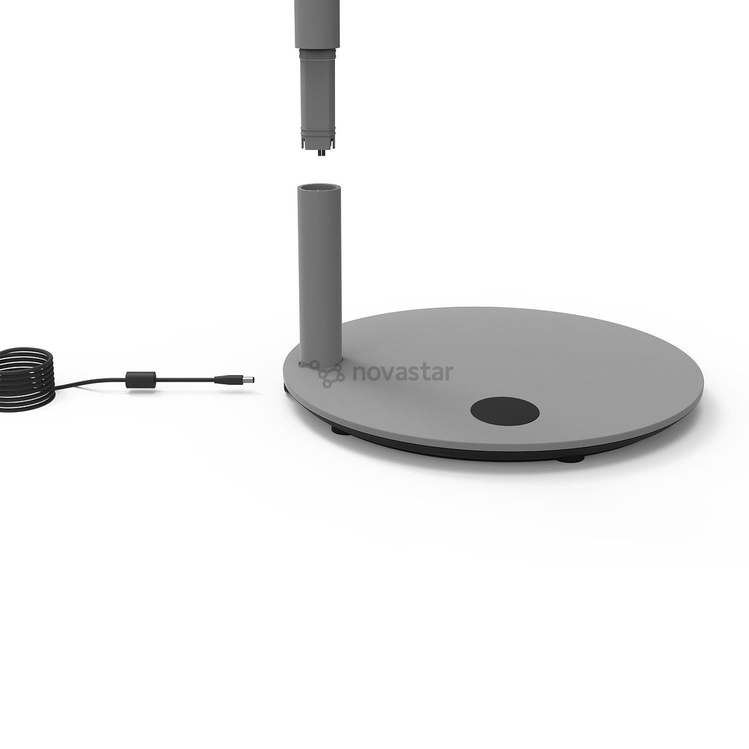 Boneco, 22 W, grey/black - Floor fan