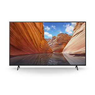 Sony LCD 4K UHD, 55", боковые ножки, черный - Телевизор