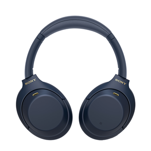 Sony WH-1000XM4, mėlynos - Belaidės ausinės