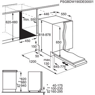 Įmontuojama indaplovė Electrolux EEG62310L